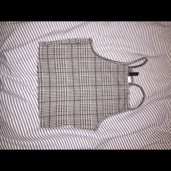 H&M plaid halter crop top - Picture 1 of 1